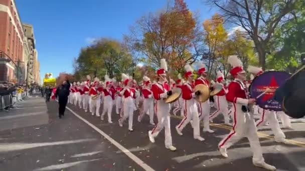 Macys Thanksgiving Day Parade 2022 November 2022 New York Usa — Stockvideo