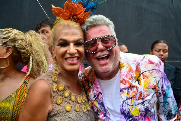 Sao Paulo Brasil 2023 Neste Domingo Acontece Parada Lgbti Orgulho — Fotografia de Stock