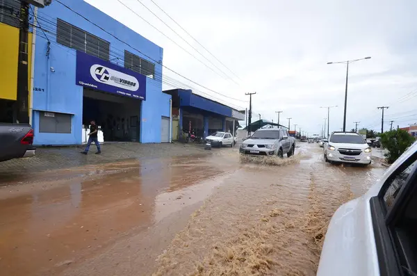 Sao Jose Mipibi Brazil 2023 River Overflows 101 Sao Jose — Stock Photo, Image