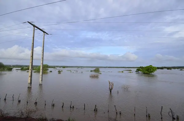 Sao Jose Mipibi Brazil 2023 River Overflows 101 Sao Jose — Stock Photo, Image