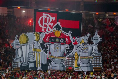 Rio de Janeiro (RJ), Brezilya 11 / 29 / 2023 - Rio de Janeiro 'nun kuzeyindeki Mario Filho Stadyumu' nda (Maracana) düzenlenen Brasileiro 2023 'ün 36.