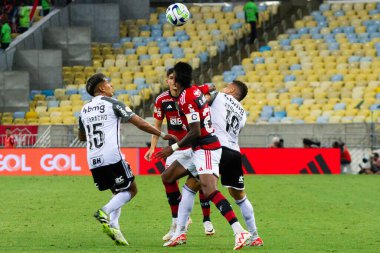 Rio de Janeiro (RJ), Brezilya 11 / 29 / 2023 - Rio de Janeiro 'nun kuzeyindeki Mario Filho Stadyumu' nda (Maracana) düzenlenen Brasileiro 2023 'ün 36.