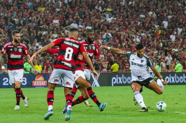Rio de Janeiro (RJ), Brezilya 11 / 29 / 2023 - Rio de Janeiro 'nun kuzeyindeki Mario Filho Stadyumu' nda (Maracana) düzenlenen Brasileiro 2023 'ün 36.