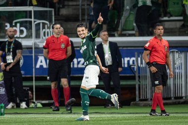 Sao Paulo (SP), Brezilya 11 / 29 / 2023 - BRASILEIRO vs PALMEIRAS Sao Paulo-SP 'nin batı bölgesinde, bu Çarşamba gecesi, 29 Kasım 2023. 