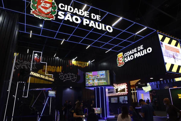 São Paulo Brasil 2023 Começou Maratona Maior Festival Cultura Pop — Fotografia de Stock