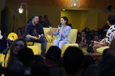 Sao Paulo (SP), Brezilya 11 / 30 / 2023 - En büyük pop kültür festivali olan Comic Con Experience 'in (CCXP) 10.