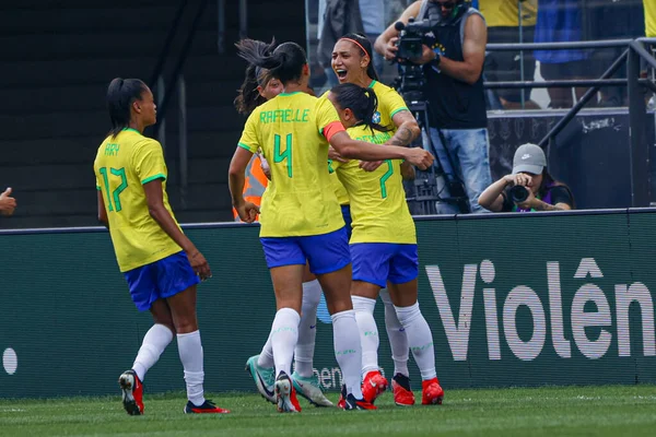 Sao Paulo 2023 Friendly Match Brazil Południu Ten Czwartek Listopada — Zdjęcie stockowe