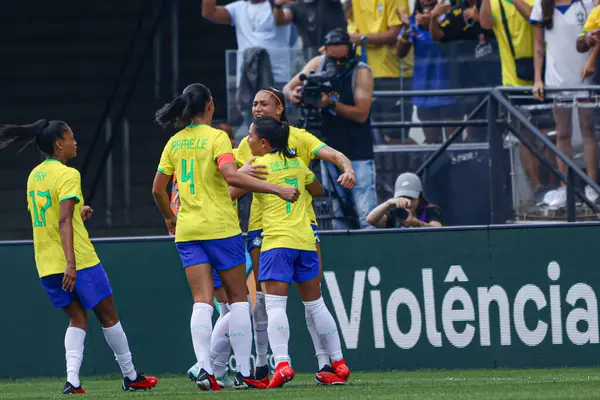 Sao Paulo 2023 Friendly Match Brazil Południu Ten Czwartek Listopada — Zdjęcie stockowe