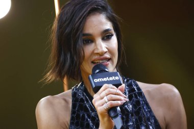Sao Paulo (SP), Brezilya 12 / 01 / 2023 - NETFLIX - REBEL MOON - Zack Snyder, Deborah Snyder, Sofia Boutella, Djimon Hounsou, Ed Skerein, Michiel Huisman, Ray Fisher, Charlie Hunnam, Staz Nair ve E. Duffy 