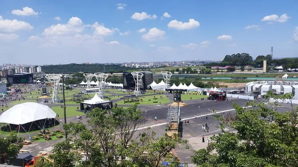 Сан Паулу Бразилия Фестиваль Primavera Sound Festival Открывает Свои Двери — стоковое фото