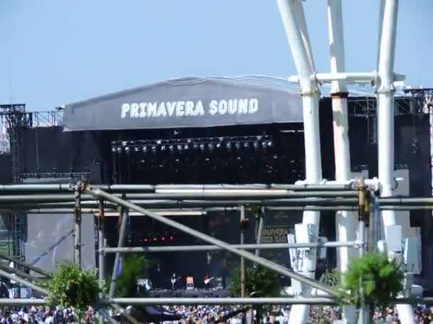 Primavera Sound Festival Autodrom Von Interlagos Sao Paulo Dezember 2023 — Stockvideo