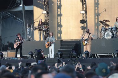 Sao Paulo, (SP), Brezilya 12 / 03 / 2023 - Amerikalı şarkıcı Beck 'in bu Pazar günü Sao Paulo' nun güney bölgesindeki deninterlagos qutodromo 'da yaptığı sunum 