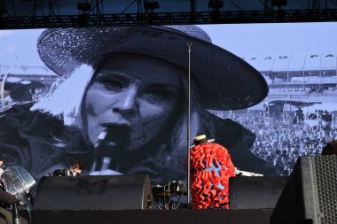 Sao Paulo (SP), Brezilya 03 / 12 / 2023 - İrlandalı şarkıcı Roisin Murphy, Sao Paulo 'nun güneyindeki Interlagos' taki Primavera Sound 'un son günü olan Pazar öğleden sonra Palco Sao Paulo' da sahne aldı.. 