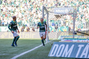 Sao Paulo (SP), Brezilya 12 / 03 / 2023 - BRASILEIRO, Sao Paulo-SP 'nin batı bölgesinde PALMEIRAS' a karşı, bu Pazar, 3 Aralık 2023. 