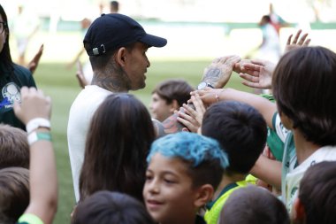 Sao Paulo (SP), Brezilya 12 / 03 / 2023 - BRASILEIRO, Sao Paulo-SP 'nin batı bölgesinde PALMEIRAS' a karşı, bu Pazar, 3 Aralık 2023. 