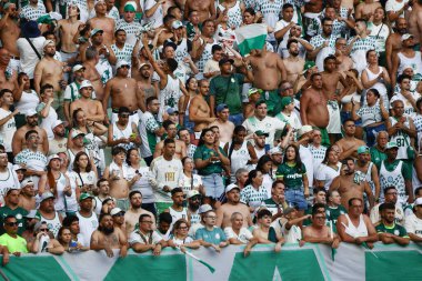 Sao Paulo (SP), Brezilya 12 / 03 / 2023 - BRASILEIRO, Sao Paulo-SP 'nin batı bölgesinde PALMEIRAS' a karşı, bu Pazar, 3 Aralık 2023. 