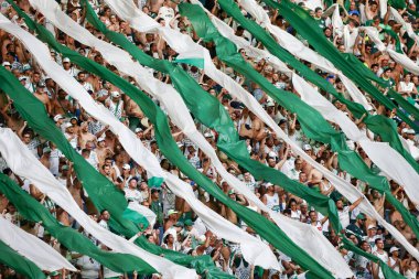 Sao Paulo (SP), Brezilya 12 / 03 / 2023 - BRASILEIRO, Sao Paulo-SP 'nin batı bölgesinde PALMEIRAS' a karşı, bu Pazar, 3 Aralık 2023. 