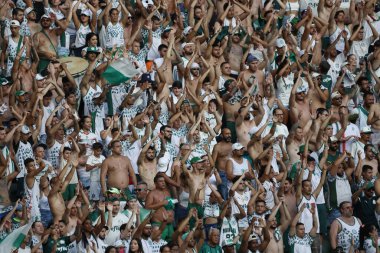 Sao Paulo (SP), Brezilya 12 / 03 / 2023 - BRASILEIRO, Sao Paulo-SP 'nin batı bölgesinde PALMEIRAS' a karşı, bu Pazar, 3 Aralık 2023. 