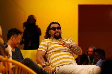 Sao Paulo (SP), 12 / 03 / 2023 - Fotoğrafta, aktör Jason Mamoa (Aquaman), CCXP 2023 'ün onuncu sayısında, Brezilya' daki Expo Sao Paulo 'da bir İnek etkinliği düzenlendi. 3 Aralık Pazar.. 