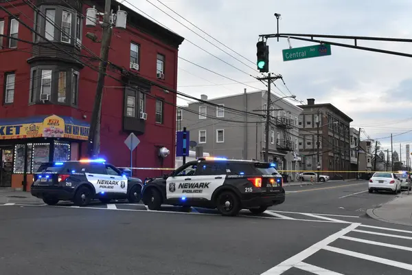 Disparar Hiere Una Mujer Newark Nueva Jersey Diciembre 2023 Newark — Foto de Stock