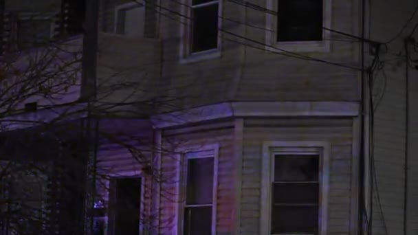 Diverse Persone Hanno Pugnalato Una Disputa Domestica Una Casa Paterson — Video Stock