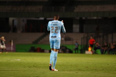 CURITIBA (PR), 12 / 06 / 2023 - Corinthians takımından Fausto Vera, Coritiba ile Corinthians arasında oynanan maçta 2023 Brezilya Şampiyonası 'nın 38. turu için geçerli olan golünü kutluyor.