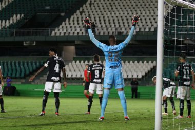 CURITIBA (PR), Brazil 12 / 06 / 2023 - Coritiba ile Corinthians arasında oynanan maçın 38. turu için Çarşamba gecesi Couto Pereira Stadyumu 'nda sunum (06)). (