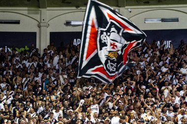 Rio de Janeiro (RJ), Brezilya 12 / 06 / 2023 - Bu Çarşamba Rio de Janeiro 'nun kuzeyindeki Sao Januario Stadyumu' nda düzenlenen 38. tur için geçerli olan Vasco ile RB Bragantino arasındaki maç