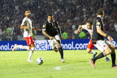 Rio de Janeiro (RJ), Brezilya 12 / 06 / 2023 - Bu Çarşamba Rio de Janeiro 'nun kuzeyindeki Sao Januario Stadyumu' nda düzenlenen 38. tur için geçerli olan Vasco ile RB Bragantino arasındaki maç