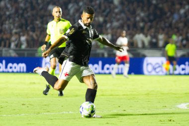 Rio de Janeiro (RJ), Brezilya 12 / 06 / 2023 - Bu Çarşamba Rio de Janeiro 'nun kuzeyindeki Sao Januario Stadyumu' nda düzenlenen 38. tur için geçerli olan Vasco ile RB Bragantino arasındaki maç