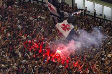 Rio de Janeiro (RJ), Brezilya 12 / 06 / 2023 - Bu Çarşamba Rio de Janeiro 'nun kuzeyindeki Sao Januario Stadyumu' nda düzenlenen 38. tur için geçerli olan Vasco ile RB Bragantino arasındaki maç