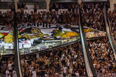 Rio de Janeiro (RJ), Brezilya 12 / 06 / 2023 - Bu Çarşamba Rio de Janeiro 'nun kuzeyindeki Sao Januario Stadyumu' nda düzenlenen 38. tur için geçerli olan Vasco ile RB Bragantino arasındaki maç