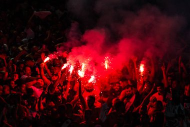 Rio de Janeiro (RJ), Brezilya 12 / 06 / 2023 - Bu Çarşamba Rio de Janeiro 'nun kuzeyindeki Sao Januario Stadyumu' nda düzenlenen 38. tur için geçerli olan Vasco ile RB Bragantino arasındaki maç