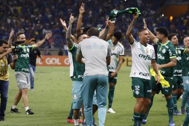 Belo Horizonte (MG), Brezilya 12 / 06 / 2023 - Palmeiras, Cruzeiro ile Palmeiras arasında oynanan ve 38. raunt için geçerli olan 12. 