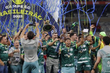 Belo Horizonte (MG), Brezilya 12 / 06 / 2023 - Palmeiras, Cruzeiro ile Palmeiras arasında oynanan ve 38. raunt için geçerli olan 12. 