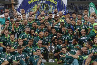 Belo Horizonte (MG), Brezilya 12 / 06 / 2023 - Palmeiras, Cruzeiro ile Palmeiras arasında oynanan ve 38. raunt için geçerli olan 12. 