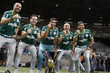 Belo Horizonte (MG), Brezilya 12 / 06 / 2023 - Palmeiras, Cruzeiro ile Palmeiras arasında oynanan ve 38. raunt için geçerli olan 12. 