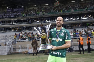 Belo Horizonte (MG), Brezilya 12 / 06 / 2023 - Palmeiras, Cruzeiro ile Palmeiras arasında oynanan ve 38. raunt için geçerli olan 12. 