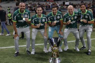 Belo Horizonte (MG), Brezilya 12 / 06 / 2023 - Palmeiras, Cruzeiro ile Palmeiras arasında oynanan ve 38. raunt için geçerli olan 12. 