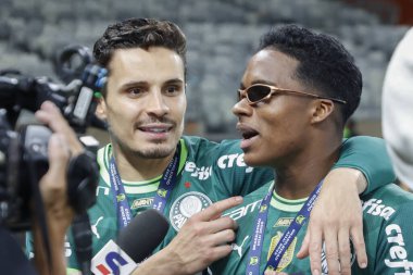 Belo Horizonte (MG), Brezilya 12 / 06 / 2023 - Palmeiras, Cruzeiro ile Palmeiras arasında oynanan ve 38. raunt için geçerli olan 12. 