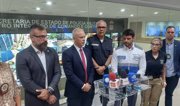 stock image RIO DE JANEIRO (RJ), 12/07/2023 - After a meeting with the security secretary of the city of Rio de Janeiro, there will be a reinforcement of security on Copacabana beach due to the large number of robberies 