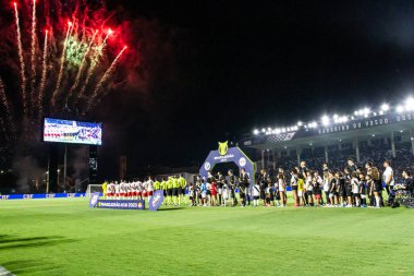 Rio de Janeiro (RJ), Brezilya 12 / 06 / 2023 - Bu Çarşamba Rio de Janeiro 'nun kuzeyindeki Sao Januario Stadyumu' nda düzenlenen 38. tur için geçerli olan Vasco ile RB Bragantino arasındaki maç