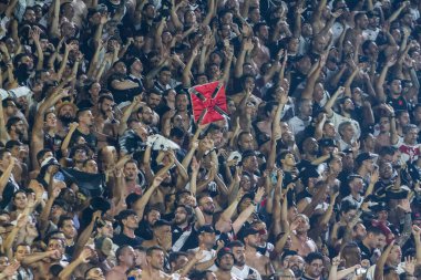 Rio de Janeiro (RJ), Brezilya 12 / 06 / 2023 - Bu Çarşamba Rio de Janeiro 'nun kuzeyindeki Sao Januario Stadyumu' nda düzenlenen 38. tur için geçerli olan Vasco ile RB Bragantino arasındaki maç