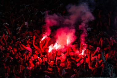 Rio de Janeiro (RJ), Brezilya 12 / 06 / 2023 - Bu Çarşamba Rio de Janeiro 'nun kuzeyindeki Sao Januario Stadyumu' nda düzenlenen 38. tur için geçerli olan Vasco ile RB Bragantino arasındaki maç