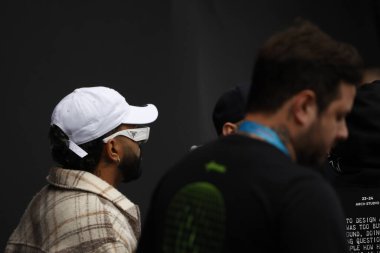 Sao Paulo (SP), Brezilya 12 / 09 / 2023 - Garota Vip SP 'de DJ Dennis gösterisi, Sao Paulo' da Arena Anhembi, bu Cumartesi, 9 Aralık 2023. Flamengo oyuncusu Gabriel ve arkadaşlarıyla gösteriye katılırken görülmüş..