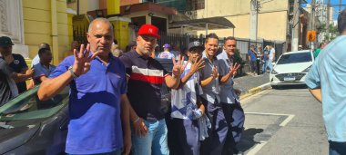 SAO PAULO (SP), Brezilya 12 / 08 / 2023 - Polis, Sao Paulo Ulaştırma Sürücüleri Sendikasını kategori seçimleri sonrasında hizmete soktu. 