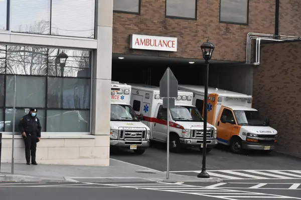 Stabbing Attack Newark Beth Israel Medical Center Leaves Two People — Stock Photo, Image
