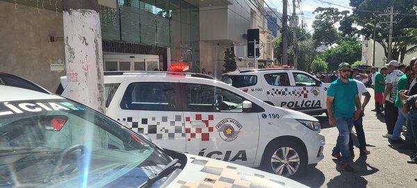 САО-ПАУЛУ (Озил), Бразилия 12 / 08 / 2023 - Полиция учредила профсоюз водителей транспорта Сан-Паулу после выборов категории. 