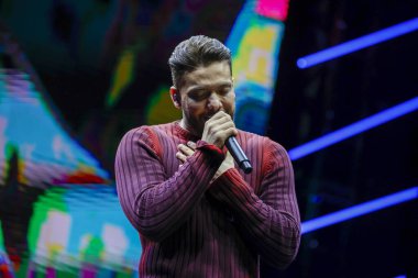 Sao Paulo (SP), Brezilya 12 / 09 / 2023 - Bu Cumartesi, 9 Aralık 2023 'te şarkıcı Wesley Safadao' nun Garota Vip Sao Paulo, Sao Paulo 'daki Arena Anhembi' de sergilediği konser.