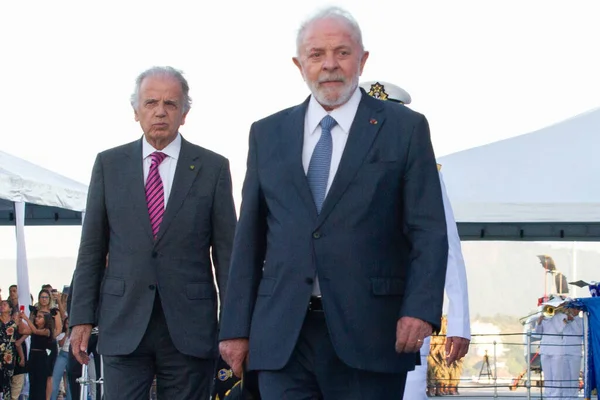 Rio Janeiro Brazílie 2013 Prezident Republiky Luiz Inacio Lula Silva — Stock fotografie